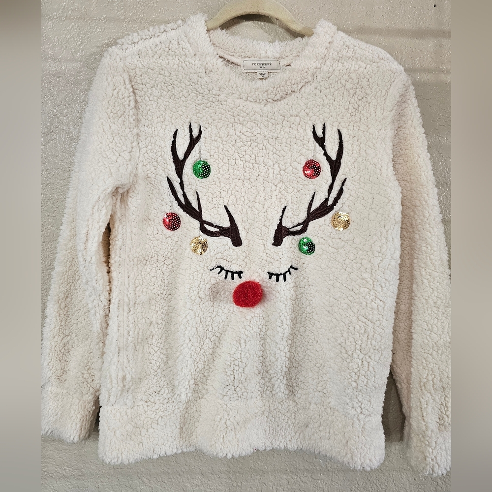 Cozy Reindeer Cream Sweater